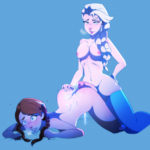 1392699 152 spookiarts 526307 Anna and Futa Elsa from Frozen Commission