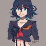 1415170 42220078 p1 Satsuki and Ryuko Sketches