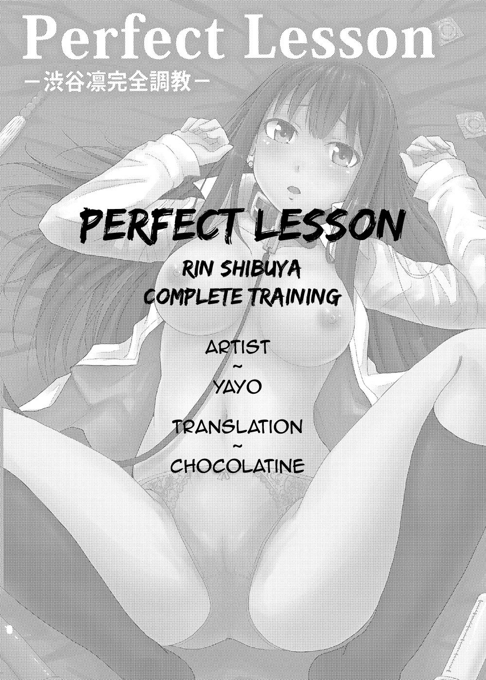 Read (C83) MillionLove (Yayo) Perfect Lesson -Shibuya Rin Kanzen Choukyou- Perfect Lesson -Rin Shibuya Complete Training- (THE IDOLM@STER CINDERELLA GIRLS) English Chocolatine Hentai Porns photo