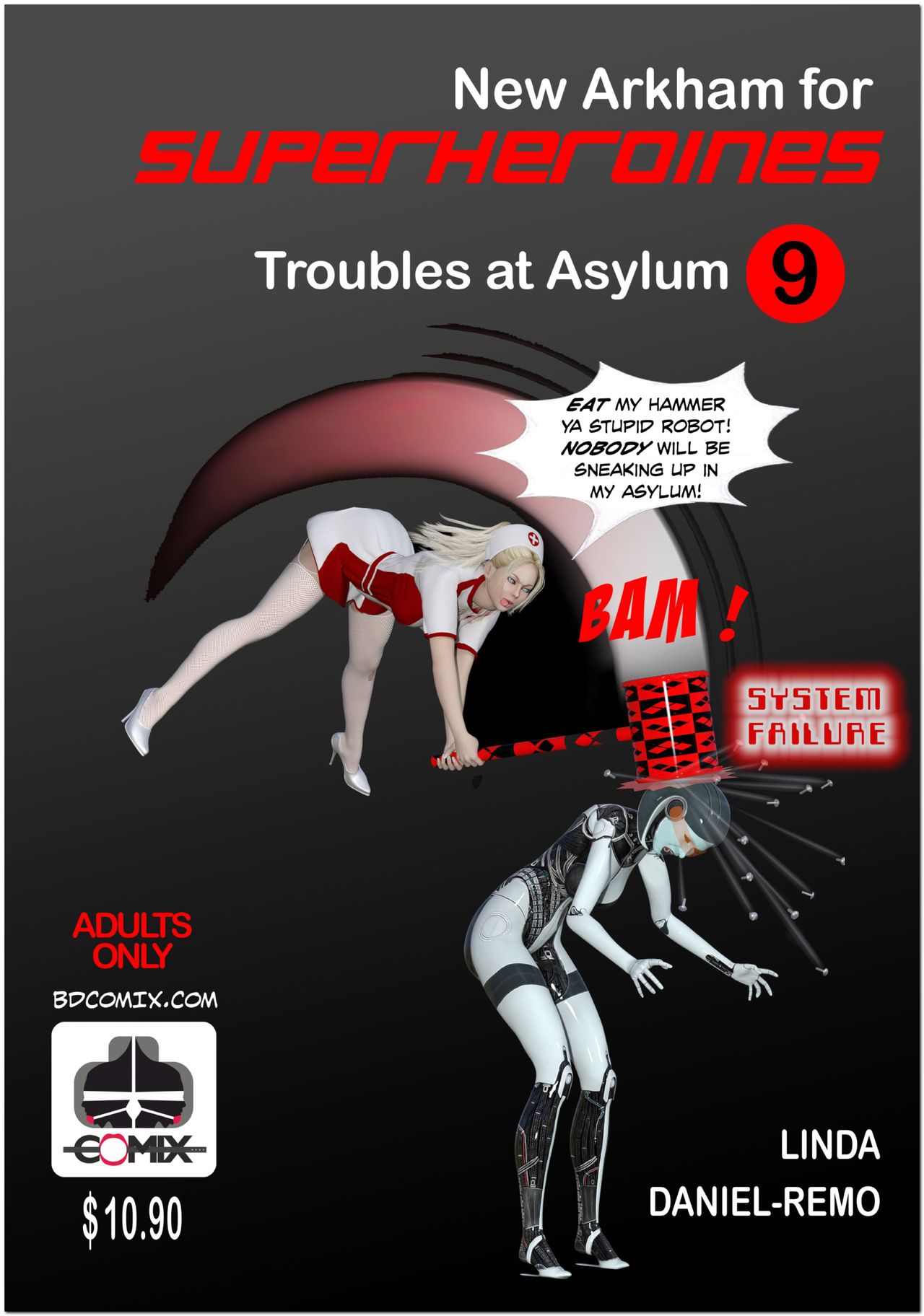 1836551 main New Arkham For Superheroines 9 Troubles At Asylum