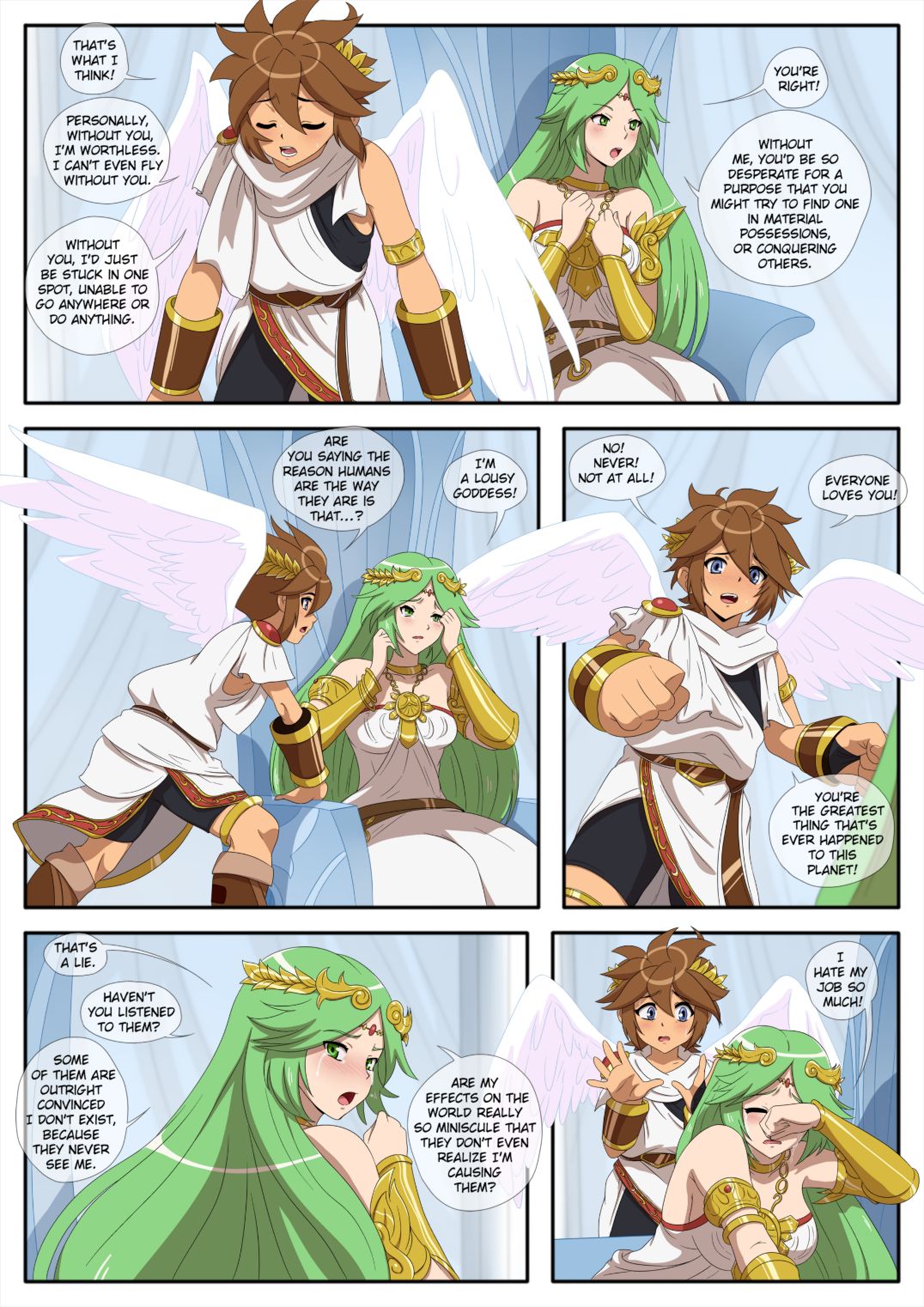 Palutena Porn Comics