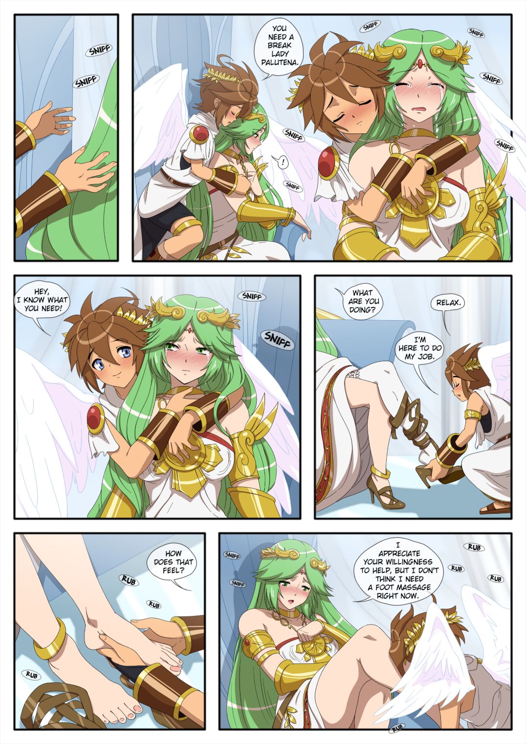 Palutena Porn Comics