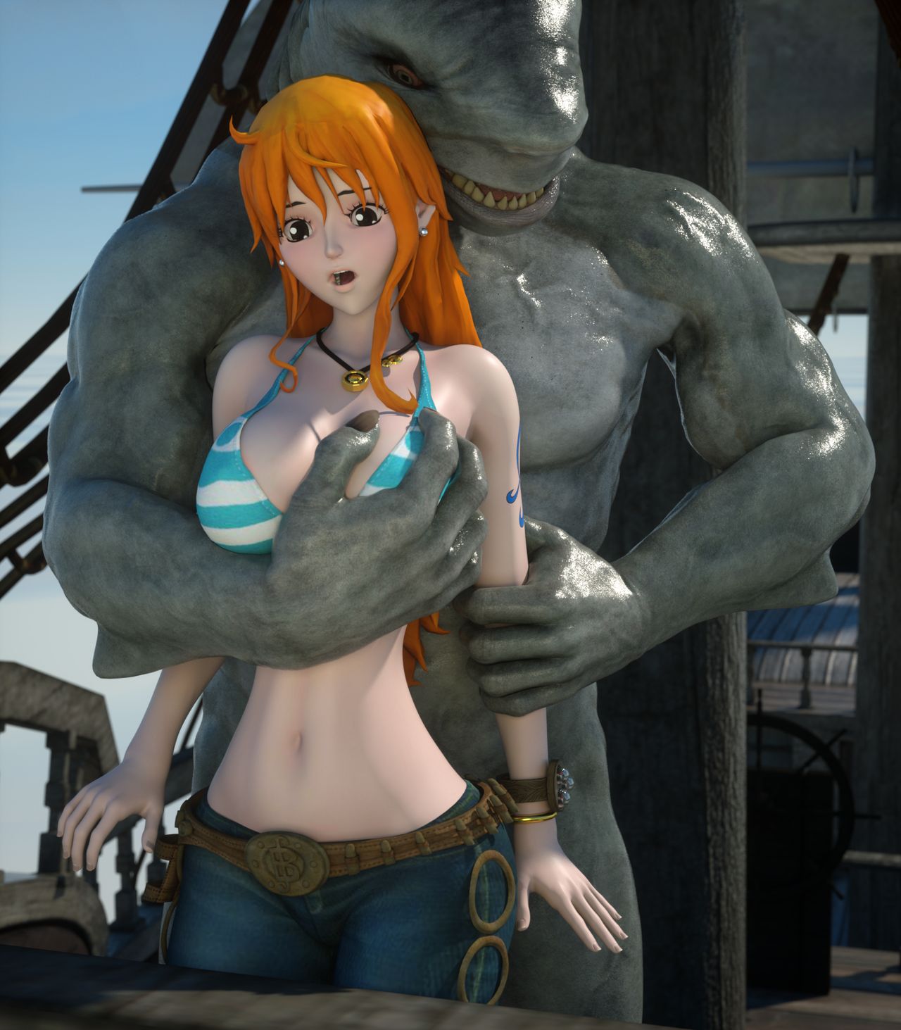 Hentai 3d nami фото 63