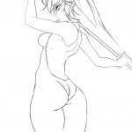 2176780 Danmachi Aiz Wallenstein wip2 lineart