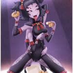 2241561 muffet with donuts 1 5 by slackerburst deu3aiy fullview