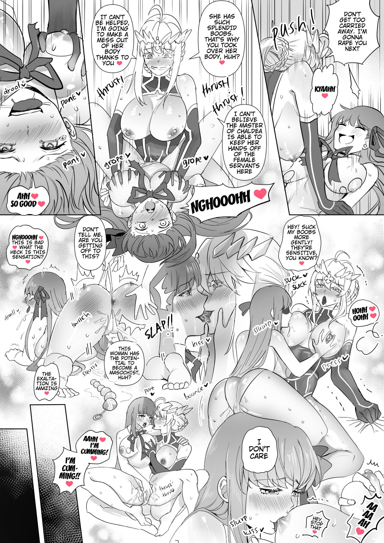 Hentai manga fate grand фото 46