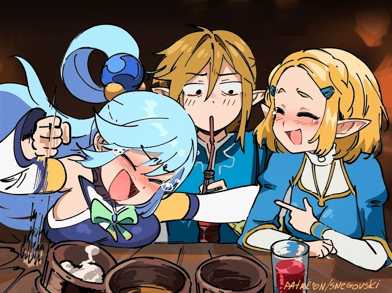 Read [Snegovski] Zelda And Aqua Having A Good Time (Breath Of The Wild ...
