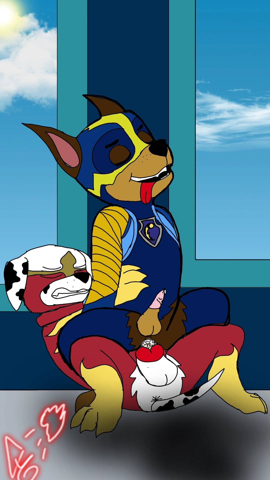 Paw patrol chase porn