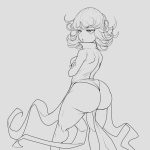 2670328 tatsumaki butt Lineart