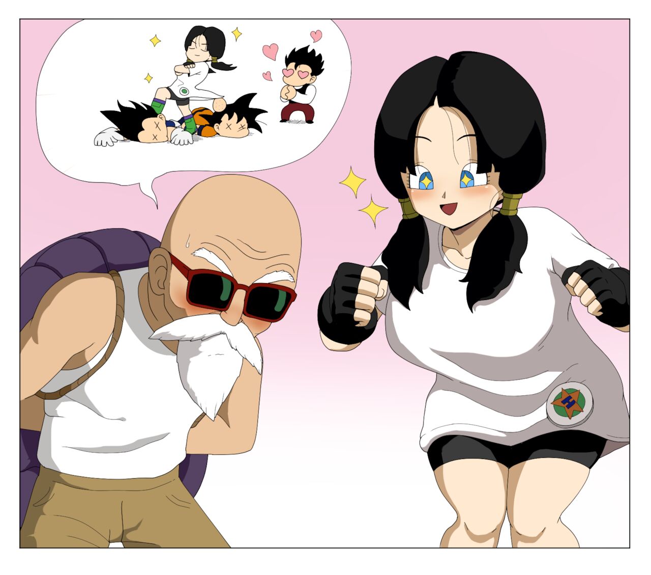 Read [pulpawoelbo] Videl X Master Roshi (Dragon Ball) Hentai Porns - Manga  And Porncomics Xxx