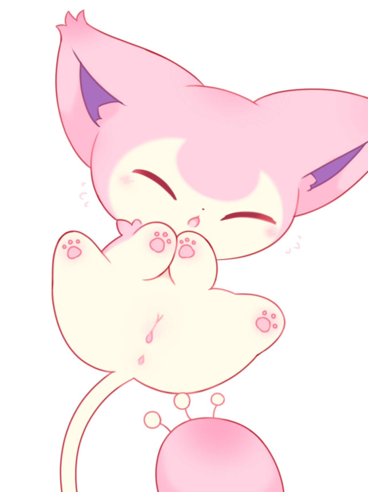 Ene's surprising arrival at the beach